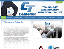 Tablet Screenshot of cabletelservices.com